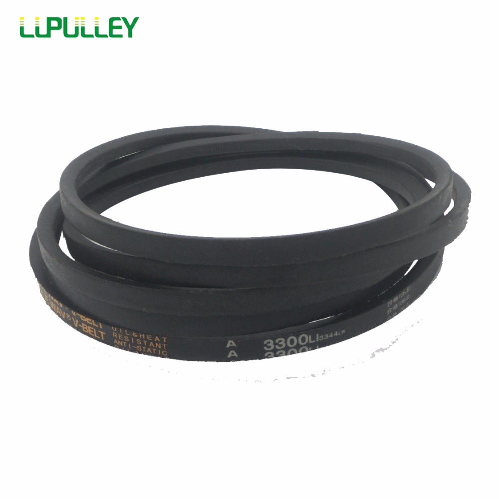 LUPULLEY V-Belt Black Round Rubber Transmission Belt Top Width 13mm A40/41/42/43/44/45/46/47/48/49 for Industrial Machinery