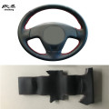 Sew-on Microfiber leather car steering wheel cover Car accessories For 2004 2005 2006 SEAT IBIZA