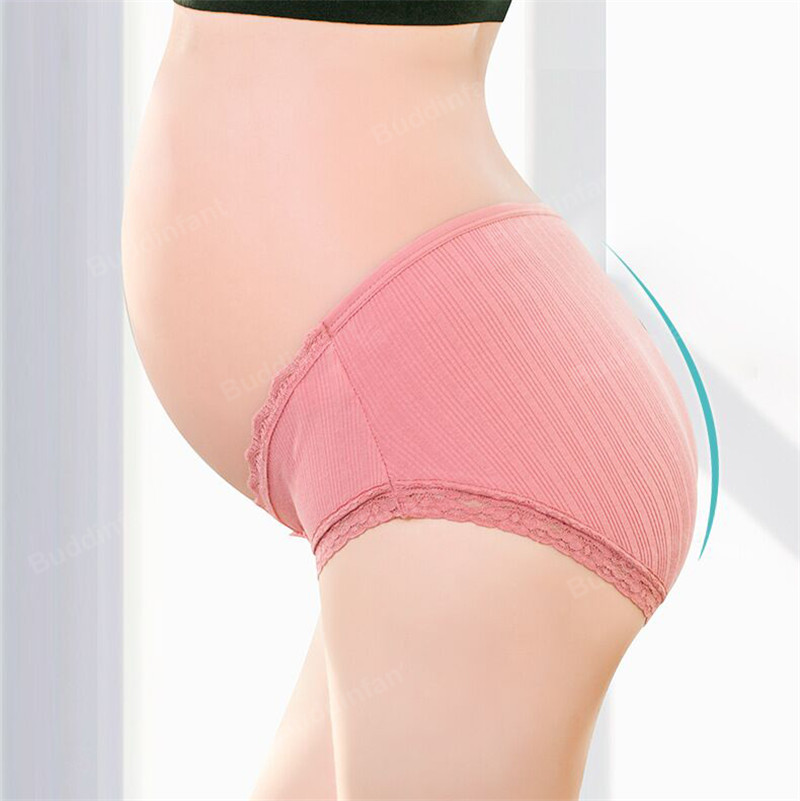 3pcs/pack maternity panties lace pregnancy underwear maternidad pants cotton belt low waist briefs pregnancy panties XXL sets