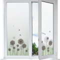 Frosted Glass Window Film Dandelion Pattern Window Sticker For Privacy Protection Bedroom Home Decorative Film Sticker