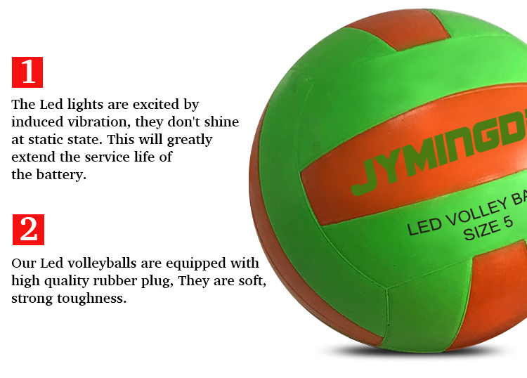 Glow volleyball