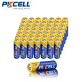 50Pcs x PKCELL R6P 1.5V Super Heavy Duty Battery Carbon-Zinc AA Single Use Dry Battery Batteries