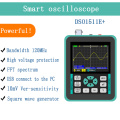 Handheld Mini Digital Oscilloscope with 2.4 Inches TFT Color LCD Screen 120M Bandwidth 500M Sampling Rate for Maintenance