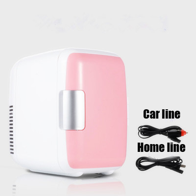 Dual-Use 4L Home Car Use Refrigerators Mini Refrigerators Freezer Cooling Heating Box Cosmetic Fridge Makeup Refrigerators