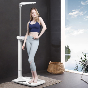 Ultrasonic Height and Weight Scale Meter Body Fat Scale Voice Broadcast Electronic Scale Fitness Height Measuring Instrument