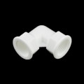 Female x Female Thread 1/2" 3/4" 1" 90 Deg Plastic Elbow Pipe Fitting Connector Coupler For Water Fuel PPR