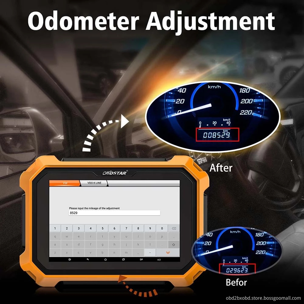 OBDSTAR X300 DP Plus Full Version with OBDSTAR Key Sim 5 In 1 Key Simulator Get Free Renault Convertor and FCA 12+8 Adapter