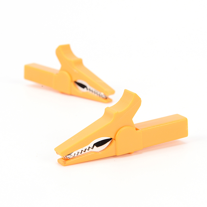 2pcs/lot 55mm Alligator Clips Crocodile Clips Cable Lamp for banana plug connector