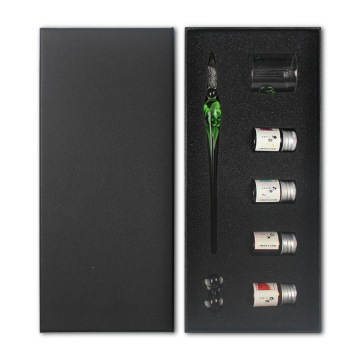 Creative Crystal Glass Dip Pen art font Crystal gel fountain pen set Exquisite gift box Art supplies Offices School Stationery