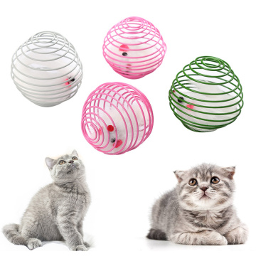 2020 Cat Toys New Candy-colored Pet Interactive Training Supplies Random Color Small Bell Cage Mouse Sale Home Pet Products
