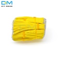 100PCS 24AWG 8CM Tin-Plated Breadboard PCB Solder Cable Fly Jumper Wire Cable Tin Conductor Wires 1007-24AWG Electrical Cable