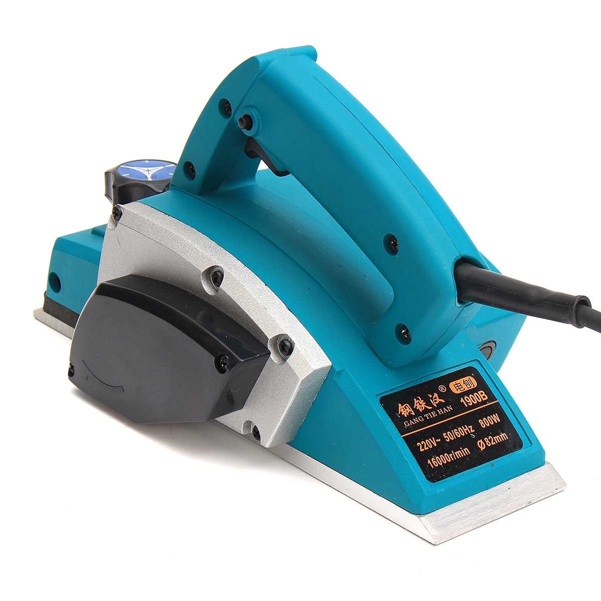 220V 800W Electric Planer Plane Variable Speed Hand Held Power Tool Wood Cutting With Accessories