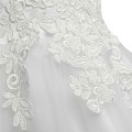 White/Ivory Sleeveless Tea Length First Communion Flower Girl Dresses for Kids Floral Lace Pageant Weddings Party Prom Gown