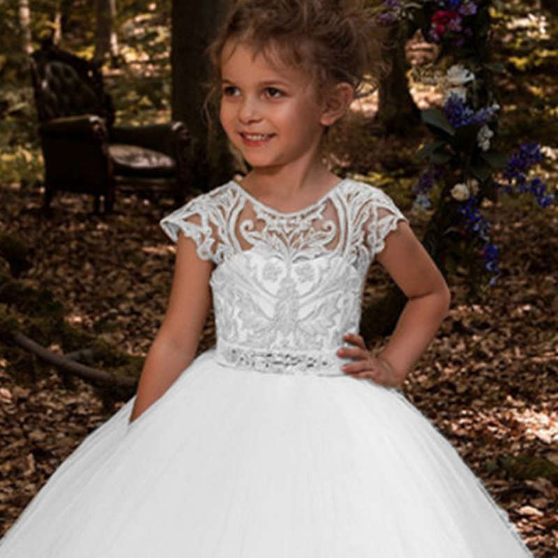 Flower Girls Dresses For Girls First Communion Dresses Communion Party Prom Princess Pageant