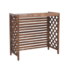 Outdoor Air Conditioner Main Cover Balcony Shelves Anticorrosive Wooden Shelf Decoration Wooden Cover Pergola Jardin