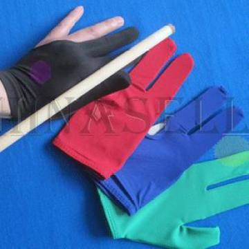 8 balls 9balls gloves new high elasticity snooker pool billiards cue gloves billiard three finger glove