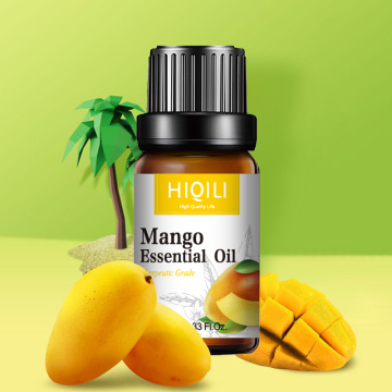 HIQILI Mango Fragrance Oil 10ML Diffuser Aroma Essential Oil Strawberry Coconut Apple Watermelon Cherry Lemon Orange Oil