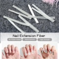 10/20PCS Fiberglass Nail Extension Glass Fibernails Fiber Nail Silk Extension Set False Nail Acrylic Tips Nail Salon Manicure