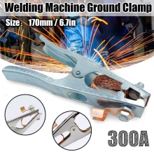 300A Current Earth Ground Cable Clip Clamp Welding Manual Welder Electrode Holder Welding Processing Ground Clamp Welder Tools