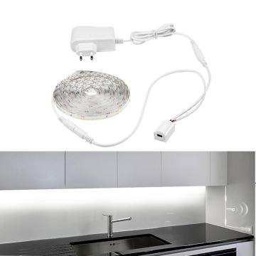 12V LED Kitchen Cabinet Lamp Hand Wave Motion Sensor Switch Strip Light Hand Sweep Scan Backlight Bedroom cupboard Wardrobe Lamp