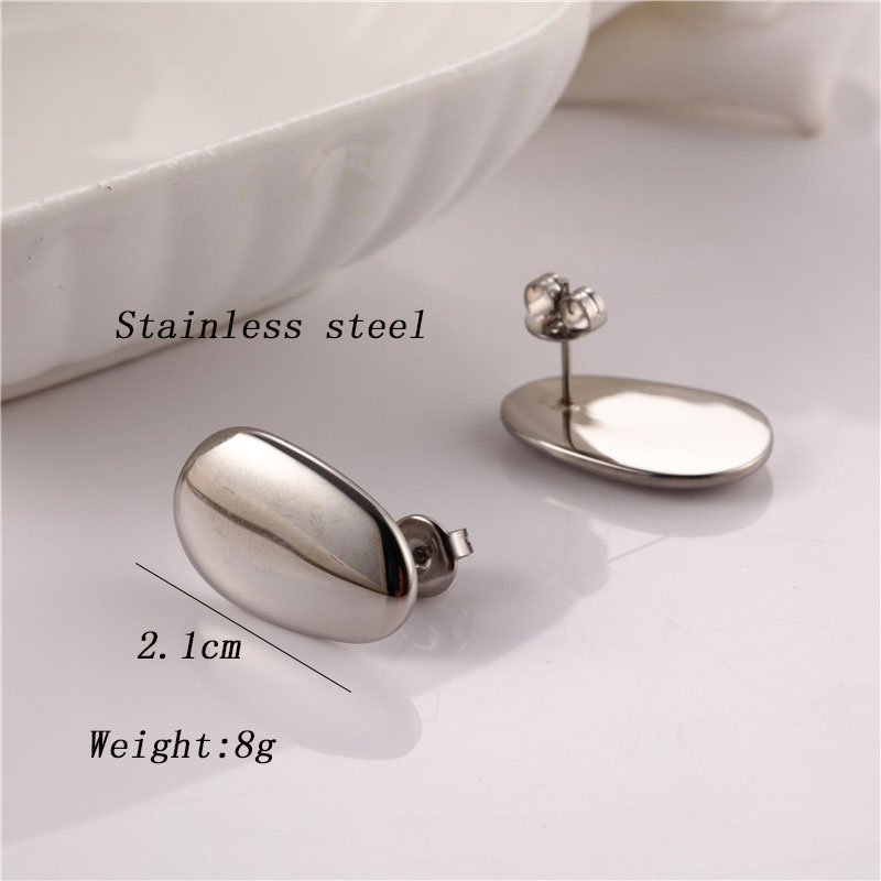 OUFEI Small Stud Earrings For Women Stainless Steel Jewelry Woman Accessories Small Earings Fashion Jewelry Free Shipping