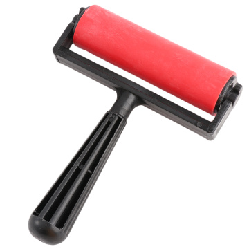 10cm Printmaking Rubber Roller Soft Brayer Craft Projects Ink and Stamping Tools