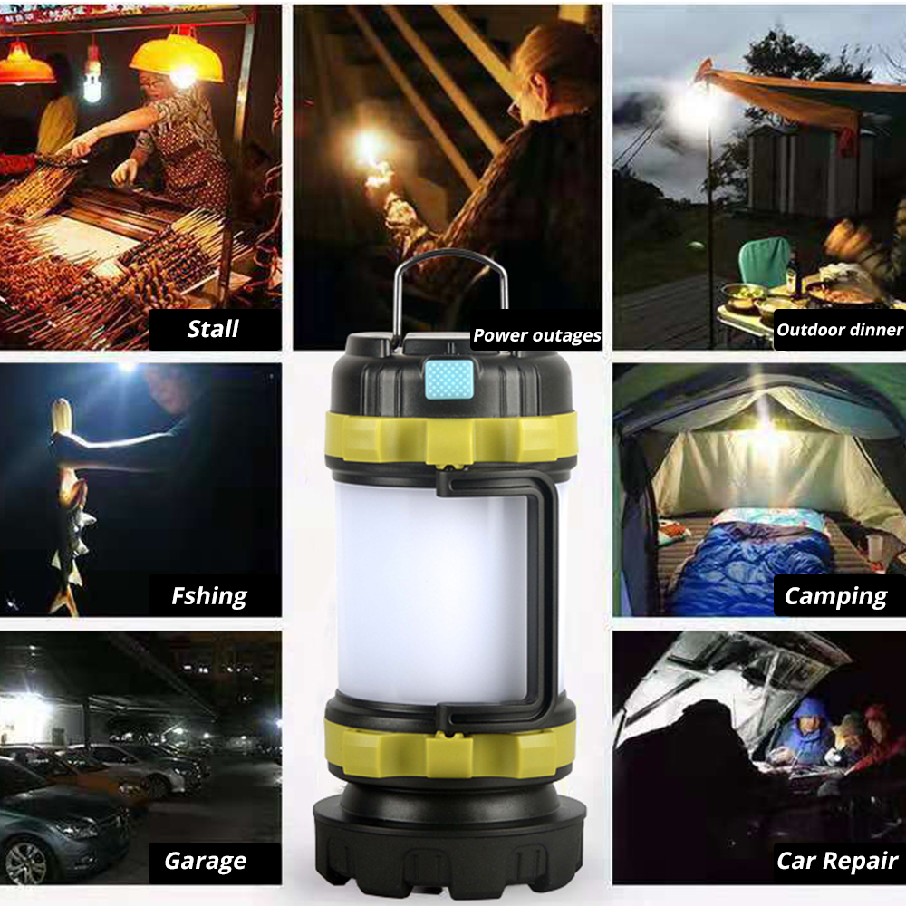 100w Super Bright Outdoor Handheld Portable USB Rechargeable Flashlight Torch Searchlight Multi-function Long Shots Lamp IPX6