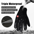Winter Skiing Warm Waterproof Cycling Men's Gloves Camping Motorcycle Hiking Autumn Touch Screen Windproof Running Women Gloves