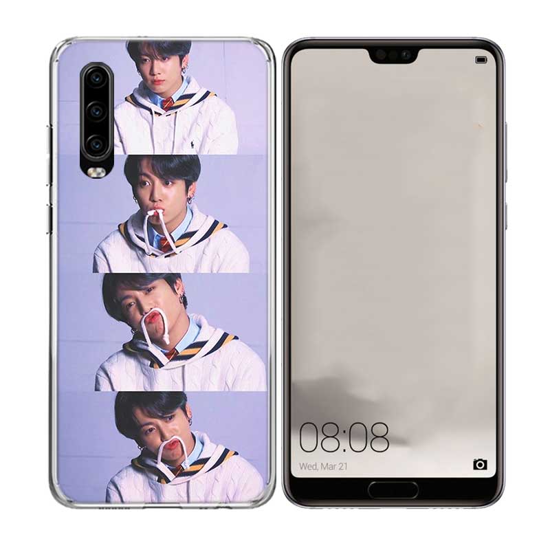 Jungkook Kpop Soft Silica Shell Case For Huawei Honor 10 9 lite P Smart Z Plus 2018 8S 8X Y5 Y6 Y7 Y9 2019 Cover