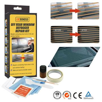 Car Rear Window Defogger Repair Kit DIY Quick Repair Scratched Broken Defroster Heater Grid Lines High-quality Care Accessories