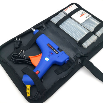 High Temp Mini 20W Mini Hot Melt Glue Gun with 10 Pcs 7mm 180mm Glue Stick Electric Heat Temperature Tool