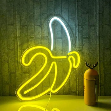 Banana LED Neon Light Wall Hanging Neon Light USB Powered for Bedroom Party Home Decor Xmas Gift