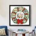 HUACAN 5d Diamond Painting Christmas Wreath Cartoon Full Square Drill Home Decoration Embroidery Rhinestone Picture Handcraft