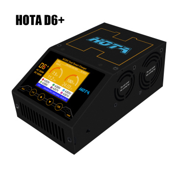 HOTA D6+ plus AC 300W DC 2X325W 2X15A Dual Channel Smart Battery Charger Discharger Lipo Charger for RC Drone Spare Parts