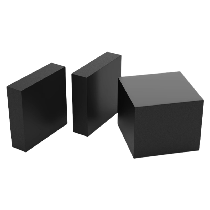 Black rubber pad
