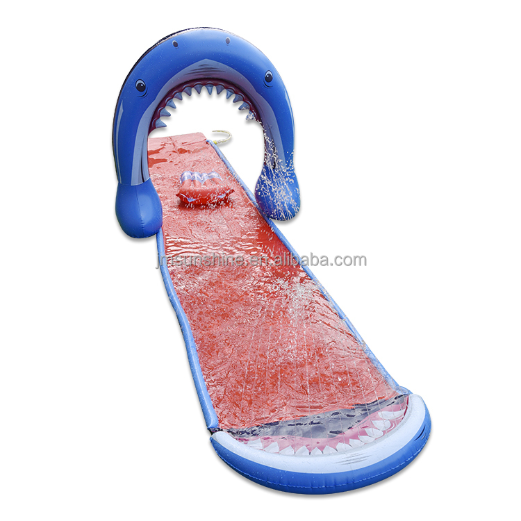 Wholesale Shark Inflatable Arch Sprinklers Water Slides Sprinkler