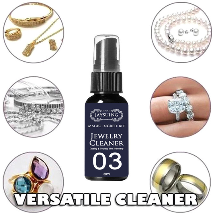 All-Purpose Cleaner 30ml Gem Jewelry Cleaner Solution Diamond Silver Gold Jewelry Cleaning Spray Household Cleaning Chemicals