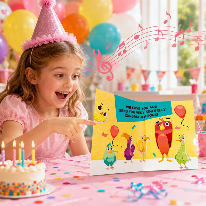 Happy Birthday Song Card