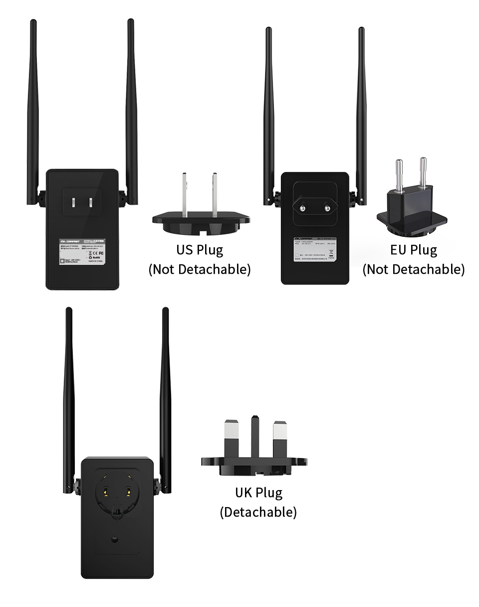 Comfast CF-WR302SV2 Strong Signal WI FI Amplifier Router 300M Wireless Wi-Fi Repeater Network Router 10dbi Antenna Wifi Access