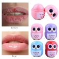 Owl Moisturizing Lip Balm Natural Plant Sphere Lip Gloss Organic Fruit Embellish Winter Lip Protector Nutritious Lipstick TSLM2