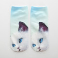 Baby Girls Boys Socks Boys Cartoon 3D Printing Cat Socks For Unisex Christmas Gift Cute Socks Cotton Low Ankle Kids Funny Sock