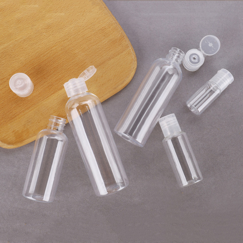 5ml/50ml/100ml/200ml Transparent Empty Bottle Portable Bottle Plastic Cosmetics Bottle Sample