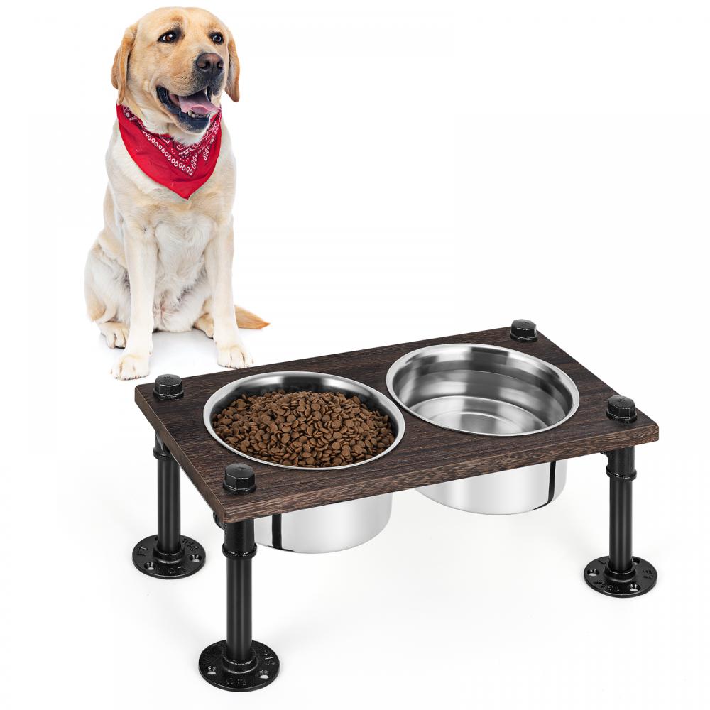 Sturdy Raised Dog Bowl Stand Feeder