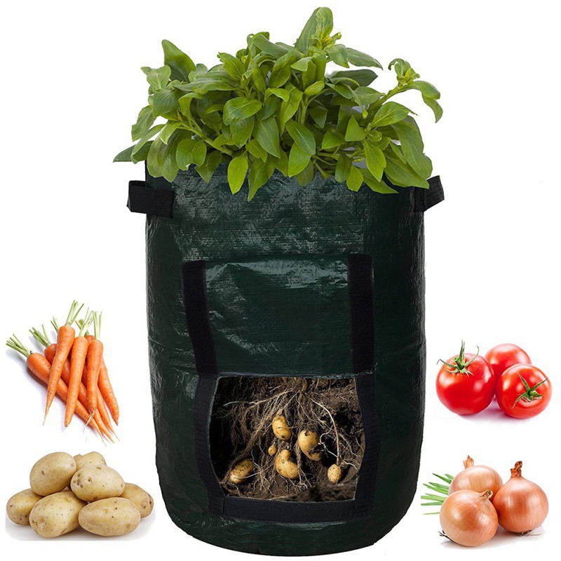 Potato Planting Grow Bag Grow Planter PE Cloth Planting Container Bag Vegetable gardening Thicken Garden Pot