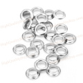 200Pcs Silver Tone Metal 8mm Garment Eyelet Ilhoses Scrapbooking DIY Embelishment Eyelet DIY Clothes Apparel Sewing