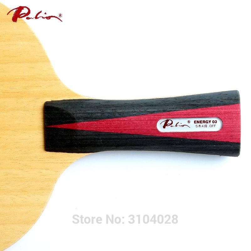 Palio official energy 03 table tennis blade special for 40+ new material table tennis racket game loop and fast attack 9ply