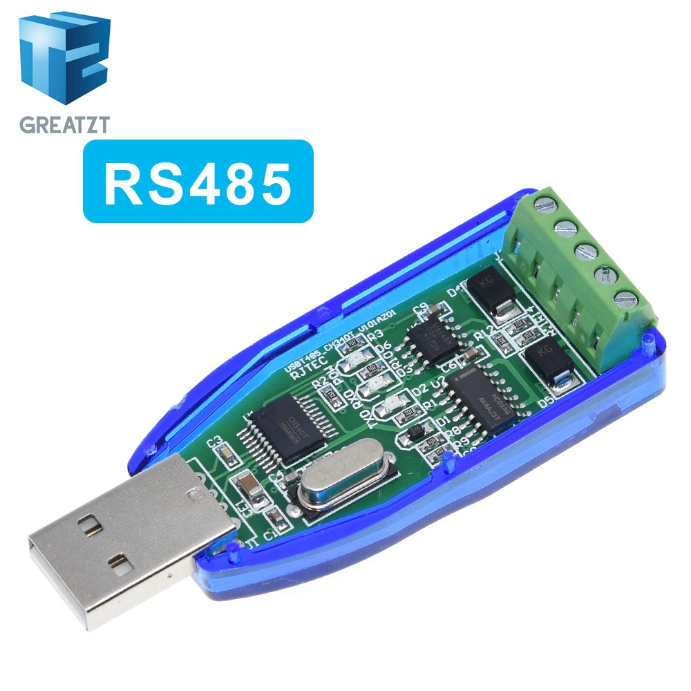Industrial USB To RS485 422 CH340G Converter Upgrade Protection Converter Compatibility Standard RS-485 A Connector Board Module
