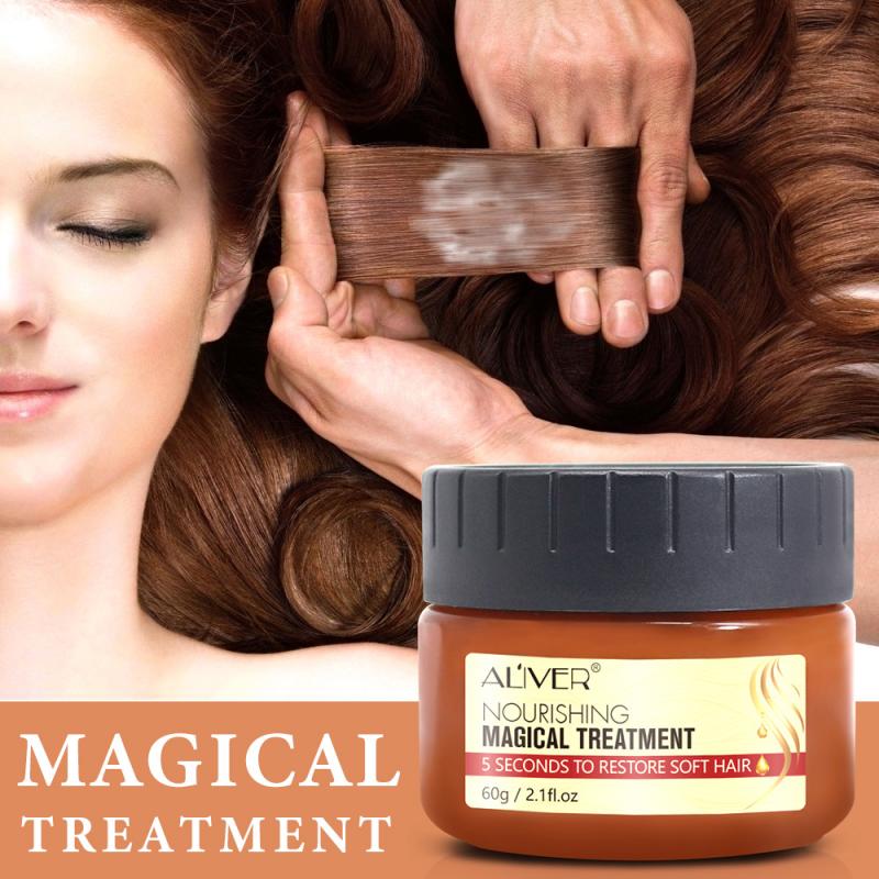 60ml Hair Treatment Mask Nourishing Hair Supple Conditioner 5 Seconds Repairs Damage Hair Repairs Damage Hair Root Nutrition New