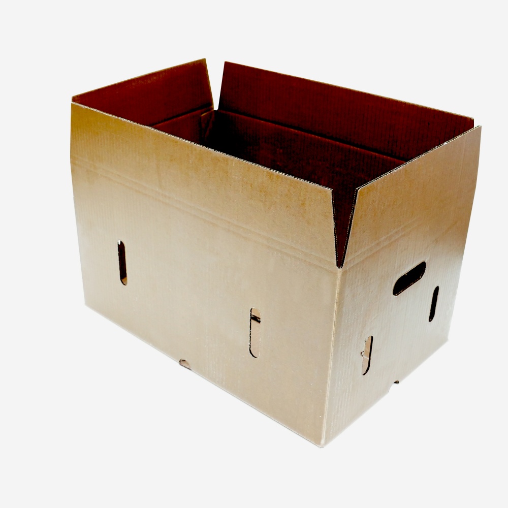 waxed cardboard produce boxes