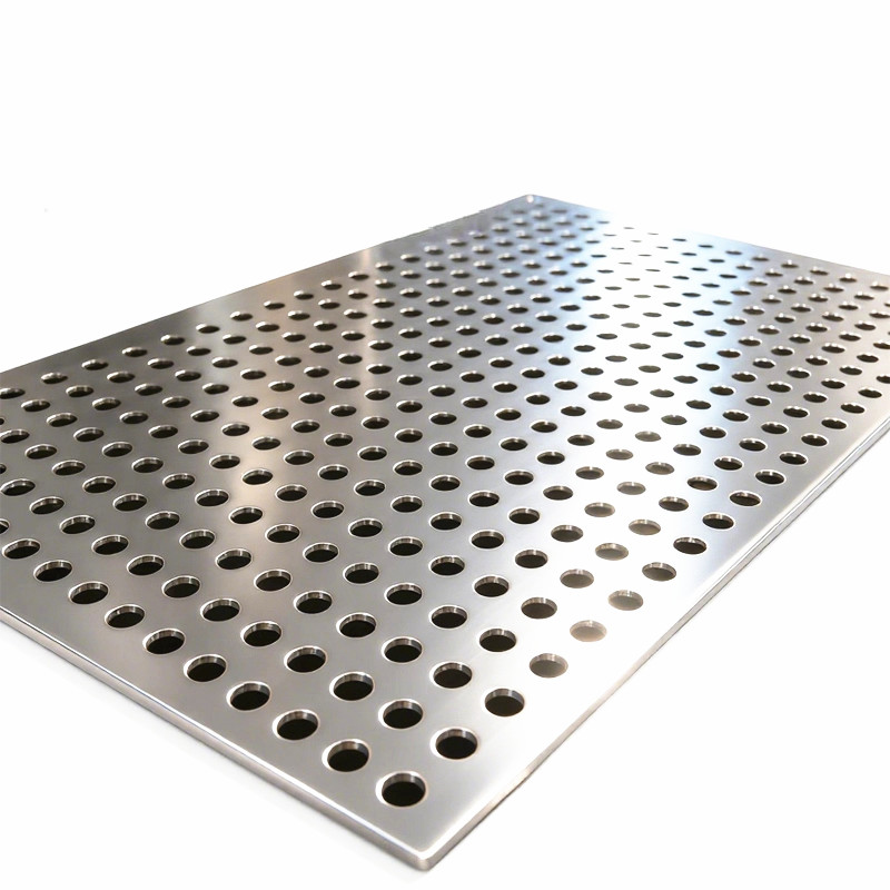 Perforated metal with round hole